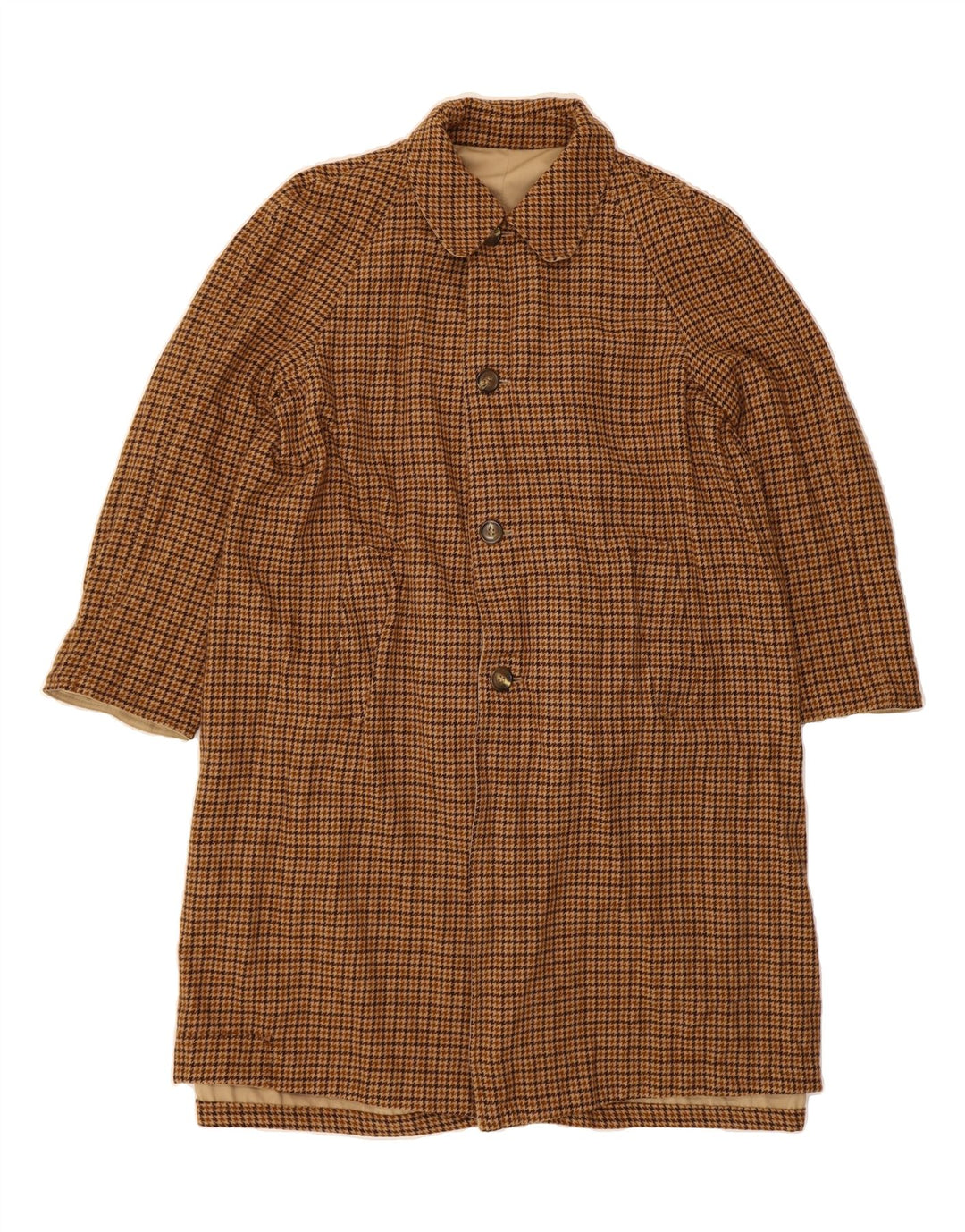 TREND IN TREVIRA Cappotto reversibile da uomo UK 38 Poliestere beige medio