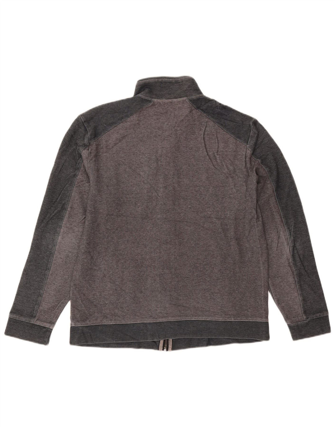 Giacca da ginnastica da uomo Calvin Klein, giacca grande, in cotone color block grigio