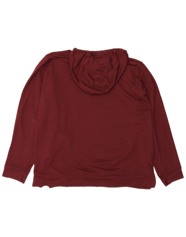 Felpa con cappuccio da uomo Under Armour 2XL Borgogna Poliestere