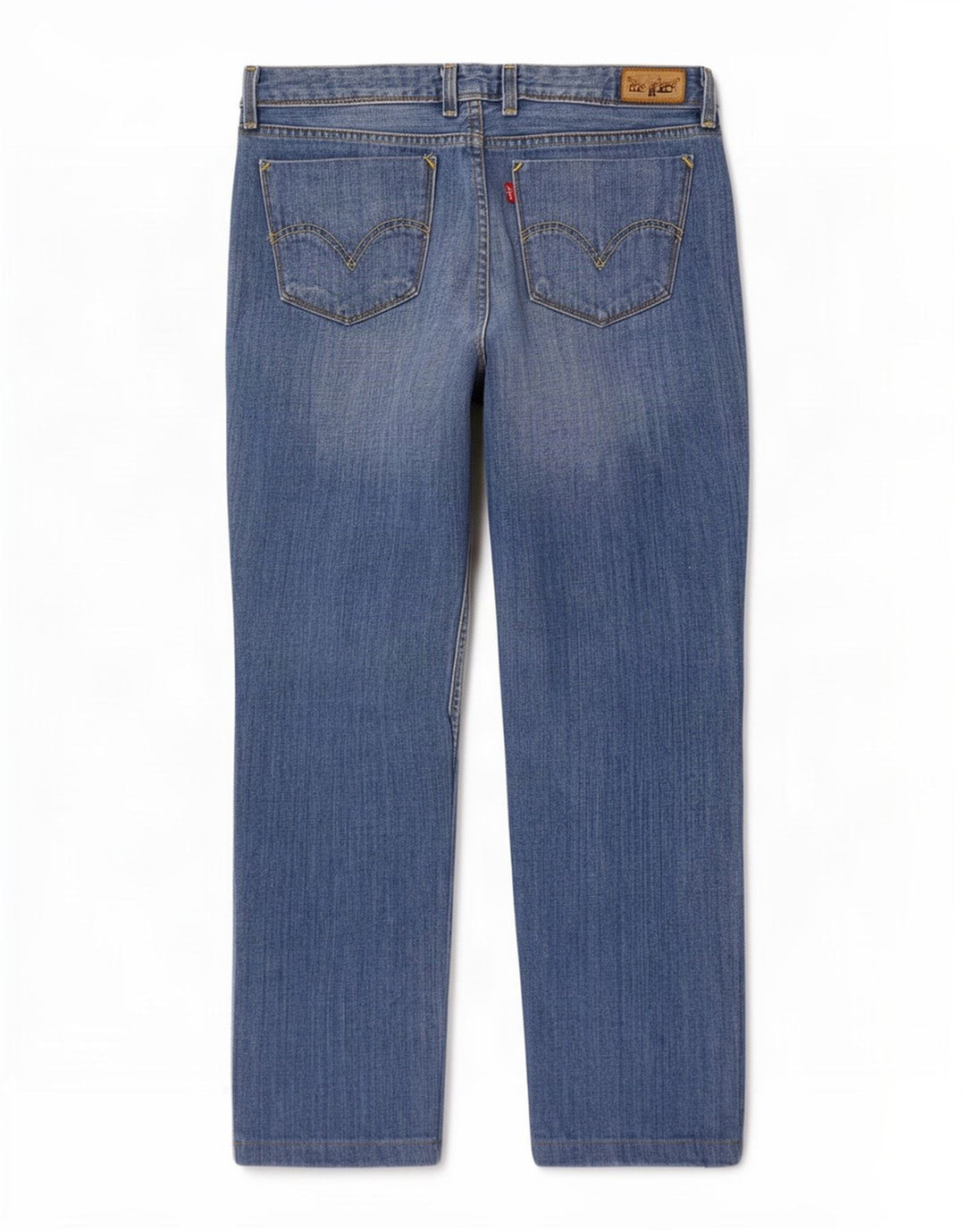 Jeans dritti 627 da donna Levi's W34 L27 cotone blu