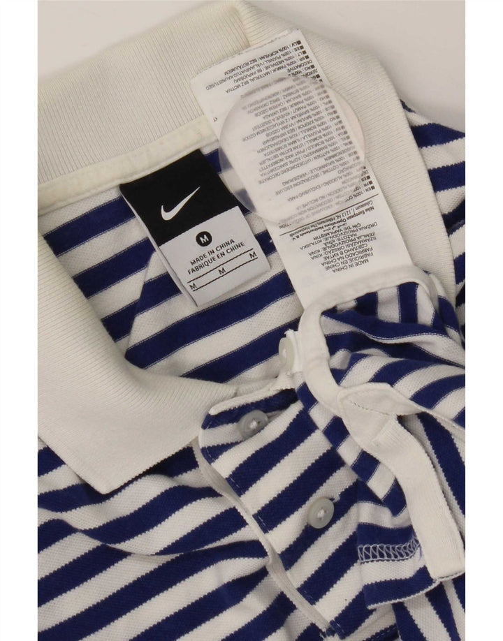 Polo Nike da uomo Inter Milan in cotone a righe medie blu navy