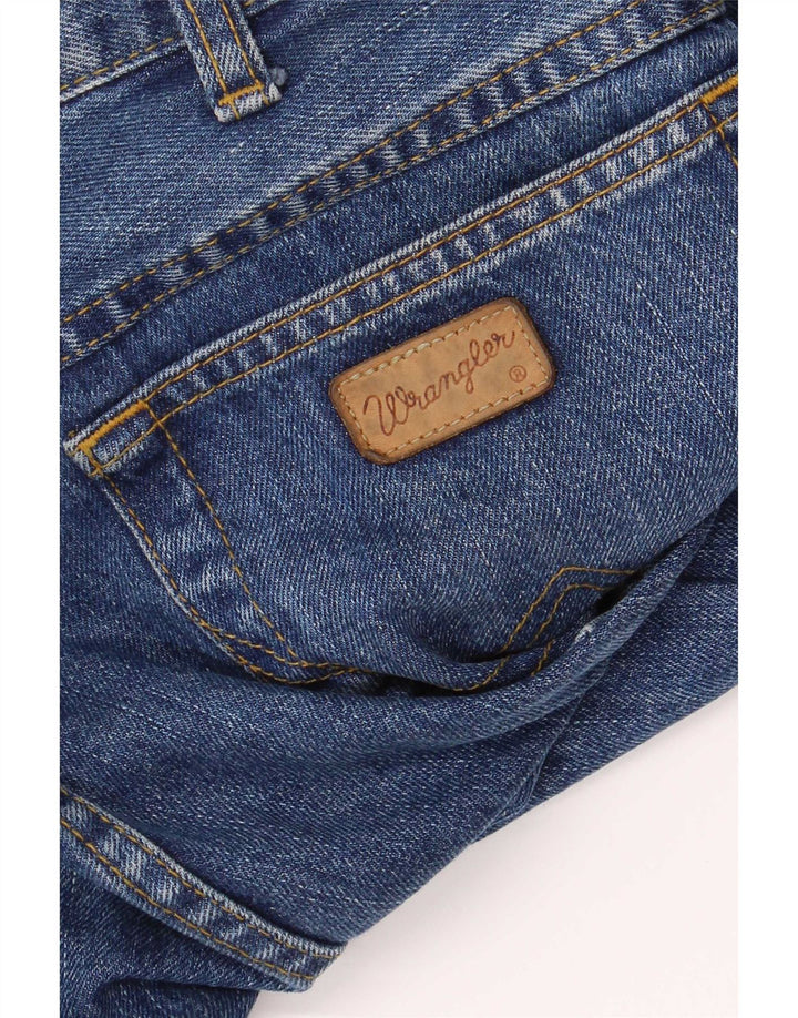 Jeans dritti regolari da uomo Wrangler Texas W36 L30 cotone blu