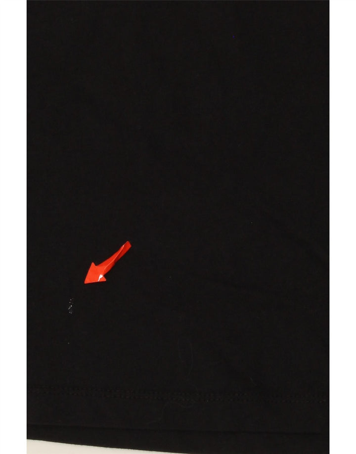 T-shirt grafica da uomo Calvin Klein Top in cotone nero medio