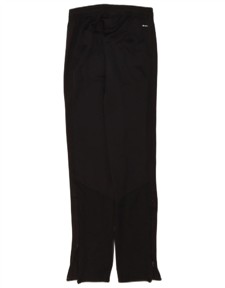 Pantaloni della tuta Adidas Climalite da ragazzo 13-14 anni in poliestere nero