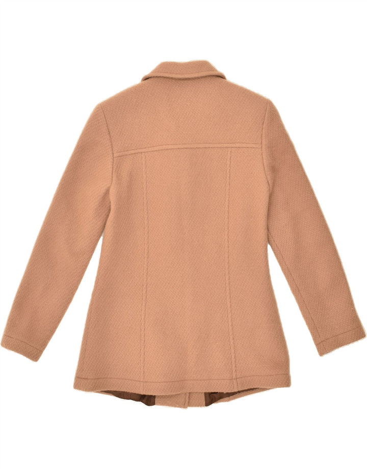 VINTAGE Womens Overcoat IT 44 Medium Beige Wool | Vintage Vintage | Thrift | Second-Hand Vintage | Used Clothing | Messina Hembry 