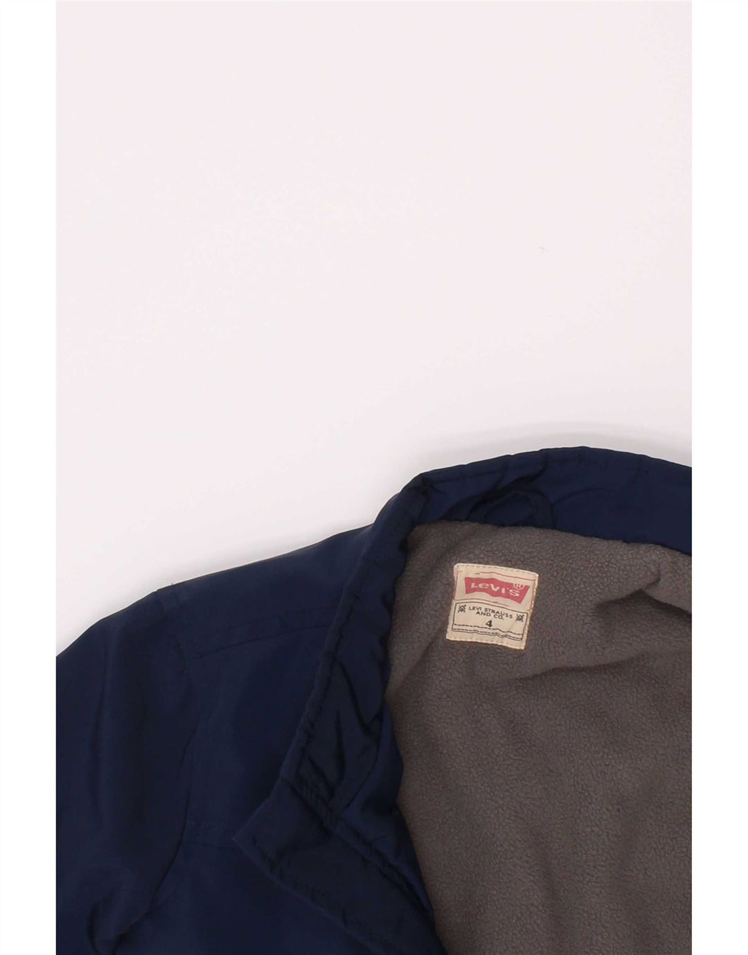 Giubbotto bomber da ragazzo Levi's 3-4 anni in poliestere blu navy