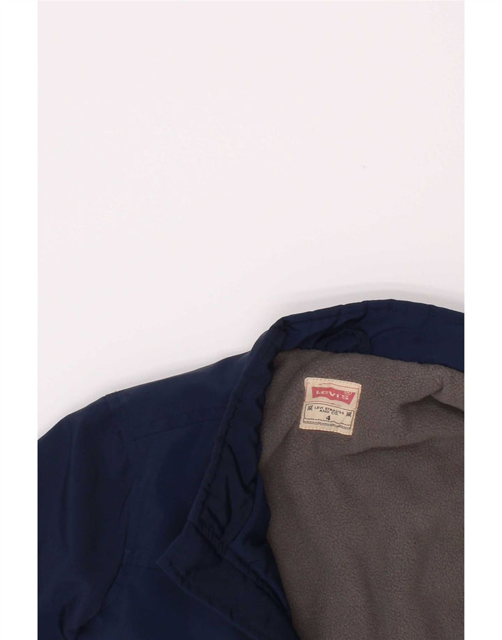 Giubbotto bomber da ragazzo Levi's 3-4 anni in poliestere blu navy
