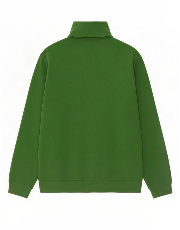 Maglione in pile da uomo Campagnolo con zip e collo XL verde poliestere