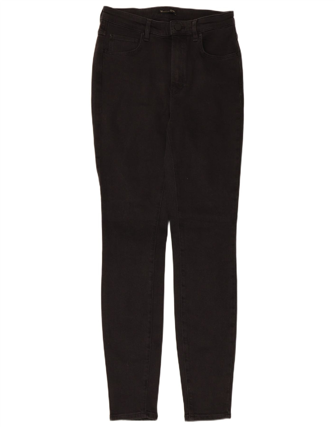 Jeans skinny da donna Massimo Dutti EU 38 Small W28 L30 Poliestere nero