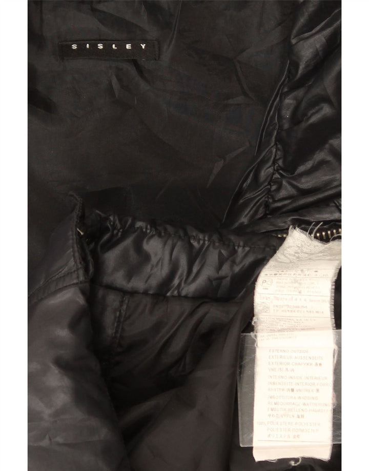 Piumino Donna Sisley IT 44 Medium Nero Poliestere