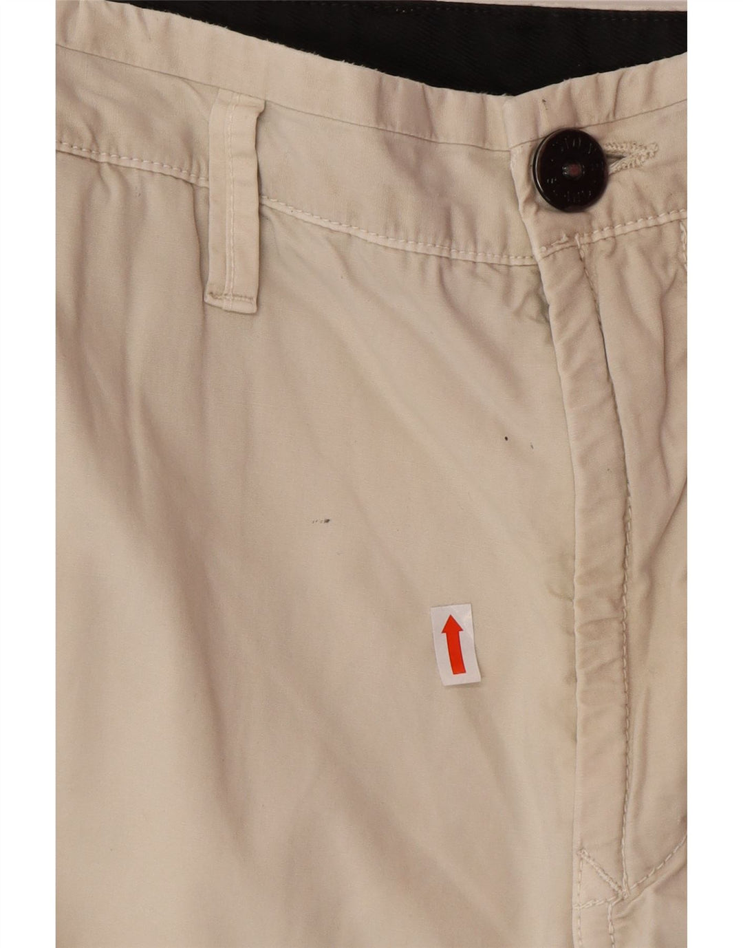 STONE ISLAND Pantaloni cargo slim da uomo W29 L29 Cotone beige