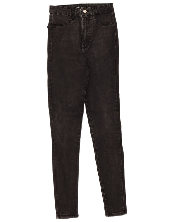 Jeans skinny da donna Zara EU 36 XS W26 L27 Nero