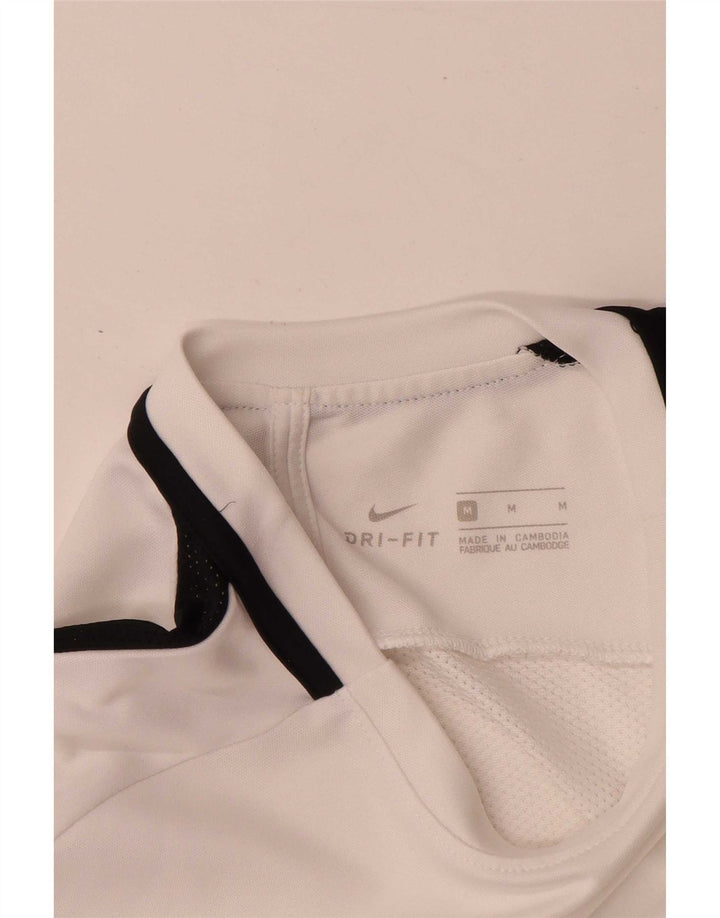 T-shirt Nike Dri Fit da uomo, colore bianco medio, color block