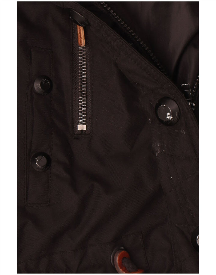 Giacca parka da donna KHUJO UK 14 poliestere nero medio
