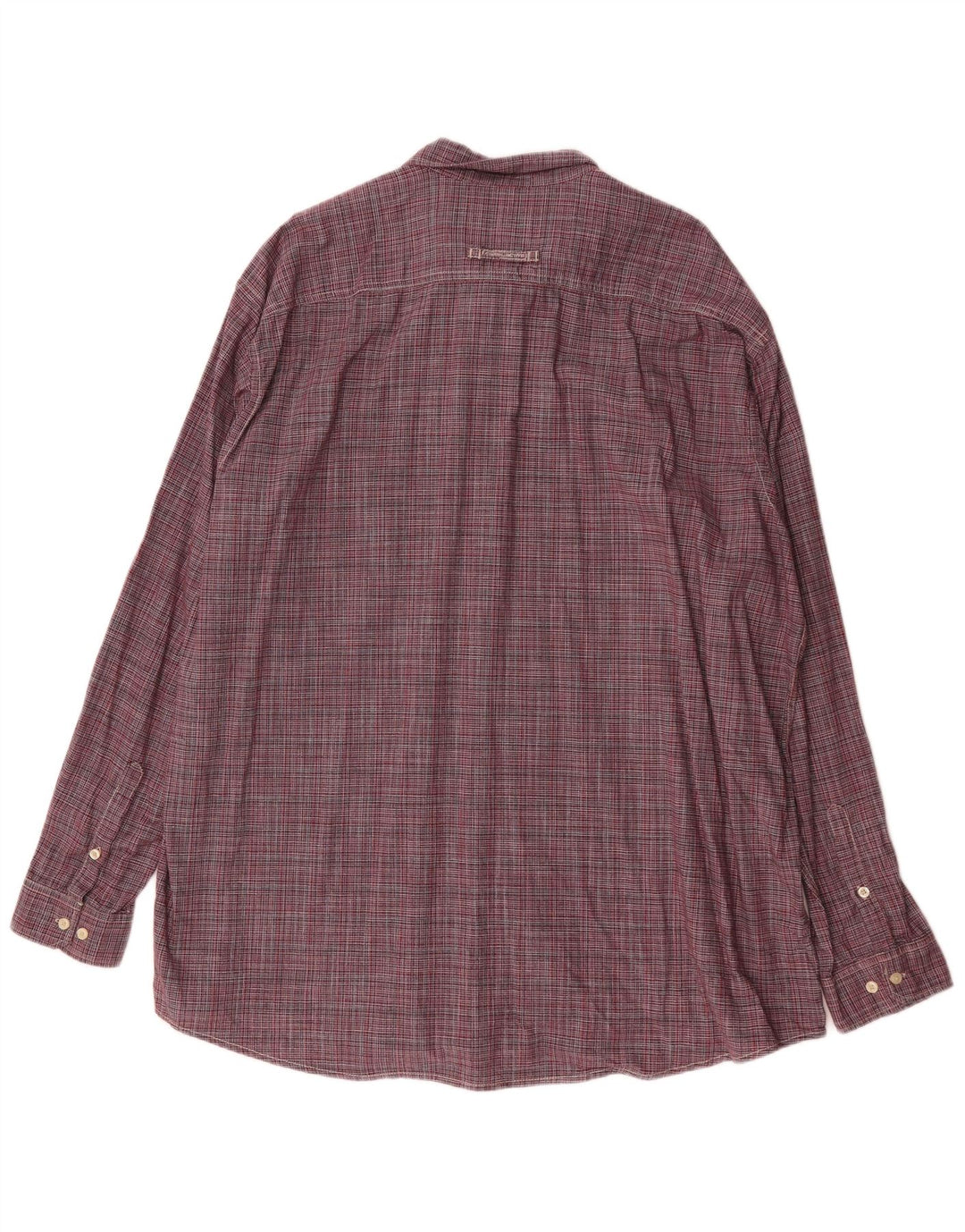 CAMEL ACTIVE Camicia da uomo vestibilità regolare 2XL Gessato rosso