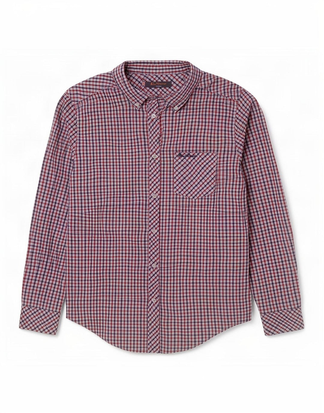 Camicia Heritage da uomo Ben Sherman in cotone a quadri rossi grandi
