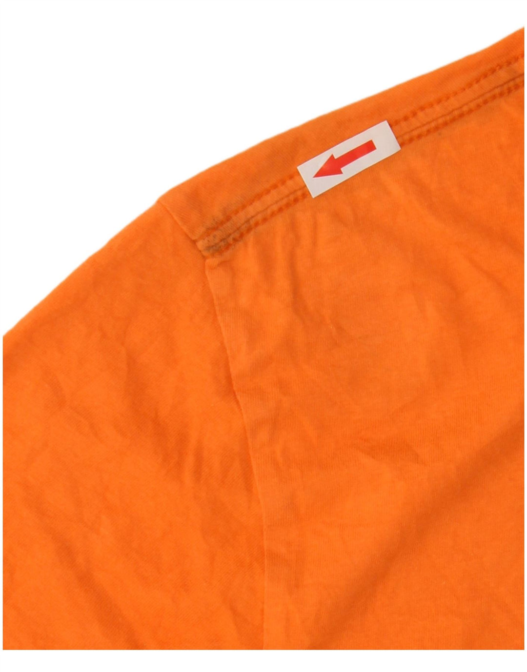 T-shirt grafica da uomo Penguin Top in cotone arancione medio