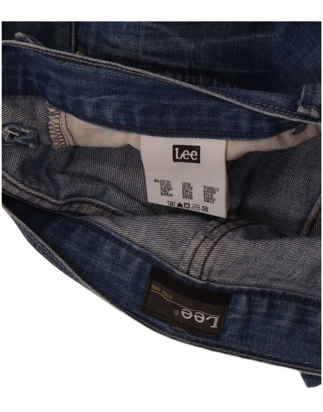 Jeans dritti Zed da uomo Lee W38 L30 cotone blu