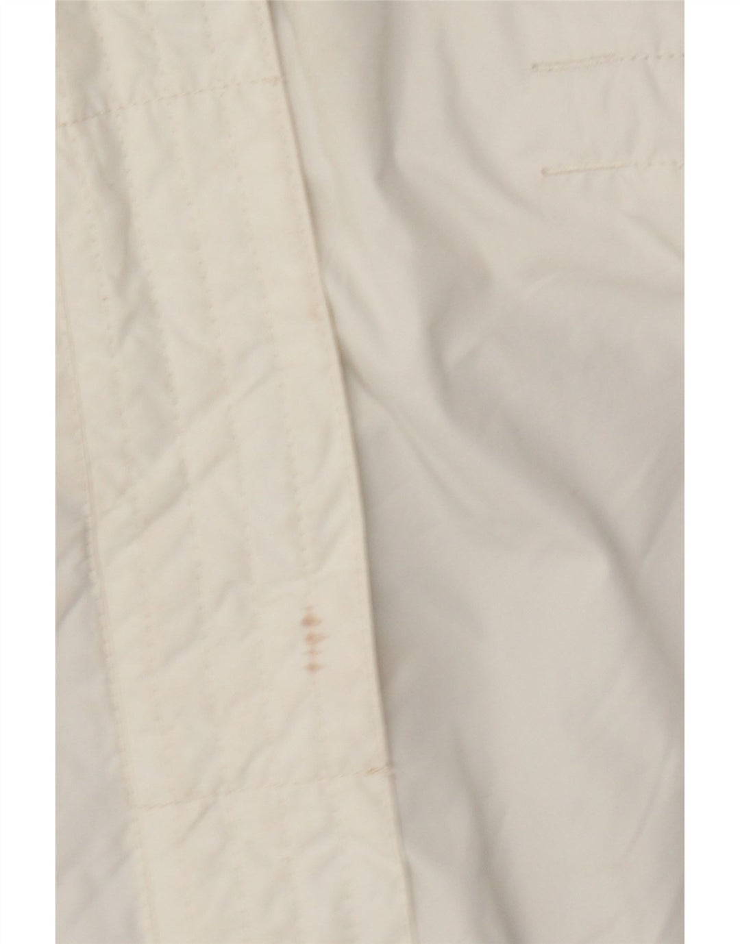 Giacca a vento con cappuccio da donna Nike UK 14/16 grande poliestere bianco