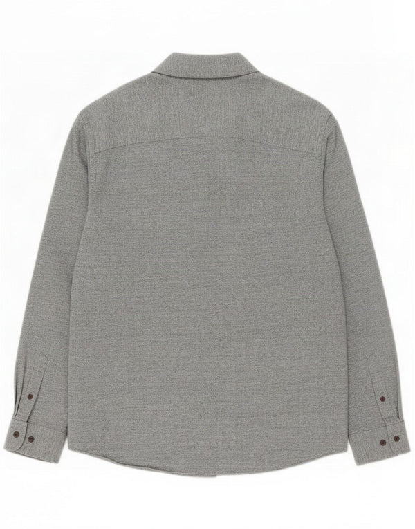 Jack & Jones Camicia in flanella da uomo XL Cotone screziato grigio