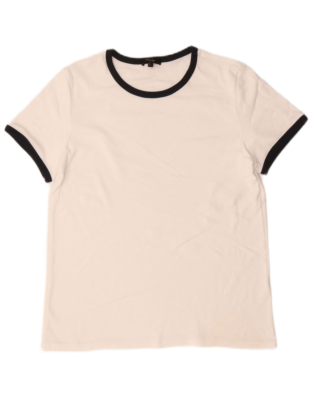 T-shirt da donna Massimo Dutti Top UK 14 Large White Colourblock