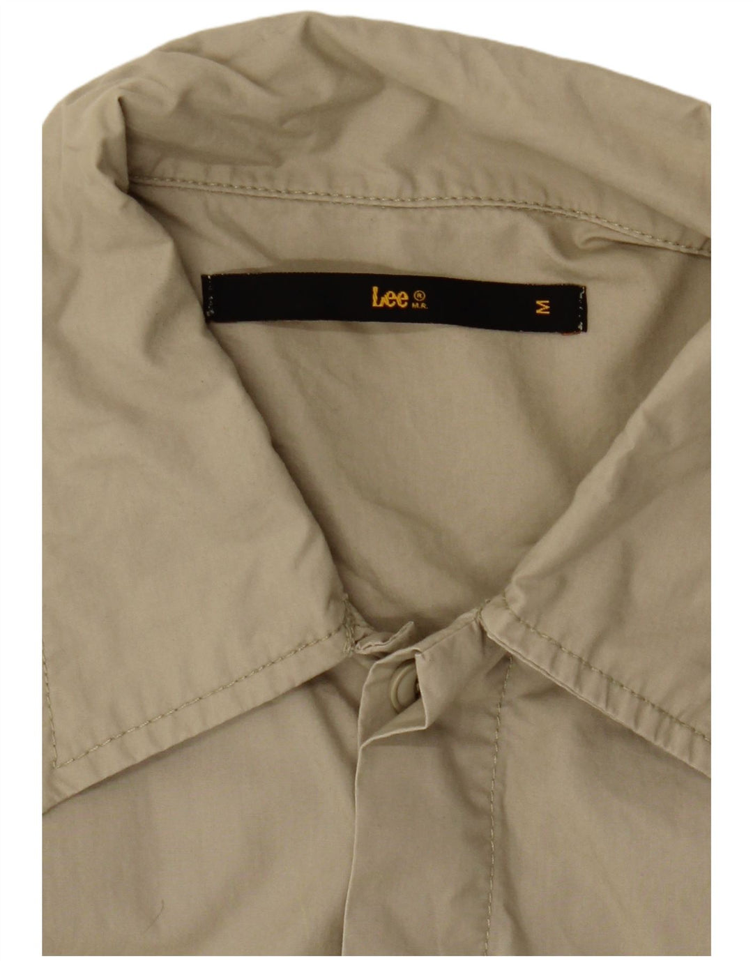 Camicia a maniche corte da uomo Lee color kaki medio