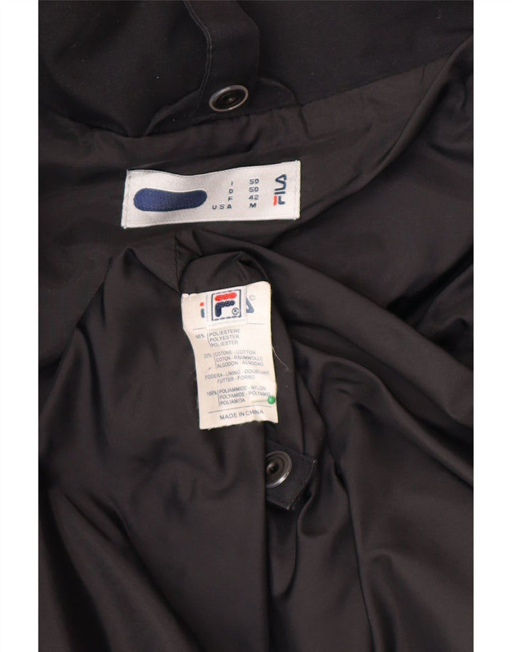 Giacca a vento da uomo Fila IT 50 Large nera in poliestere