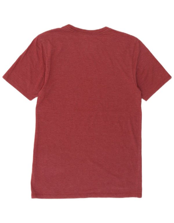 Hurley T-shirt grafica da uomo con vestibilità premium, piccola, in cotone bordeaux