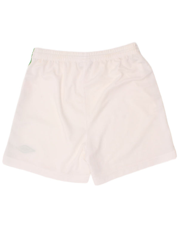 Pantaloncini sportivi da bambino Umbro 13-14 anni bianchi