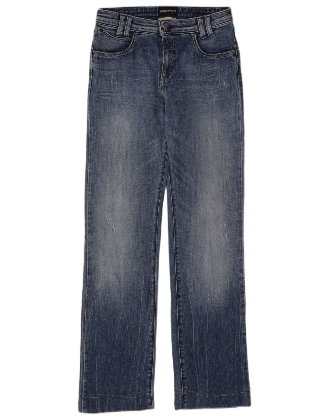Jeans dritti da donna Emporio Armani W27 L29 Blu