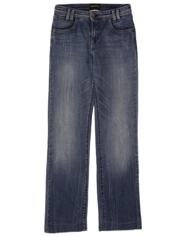 Jeans dritti da donna Emporio Armani W27 L29 Blu