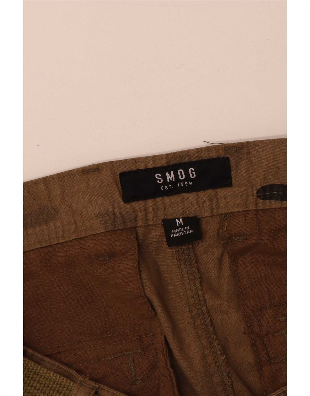 Pantaloncini cargo da uomo Smog medi W32 marrone mimetico