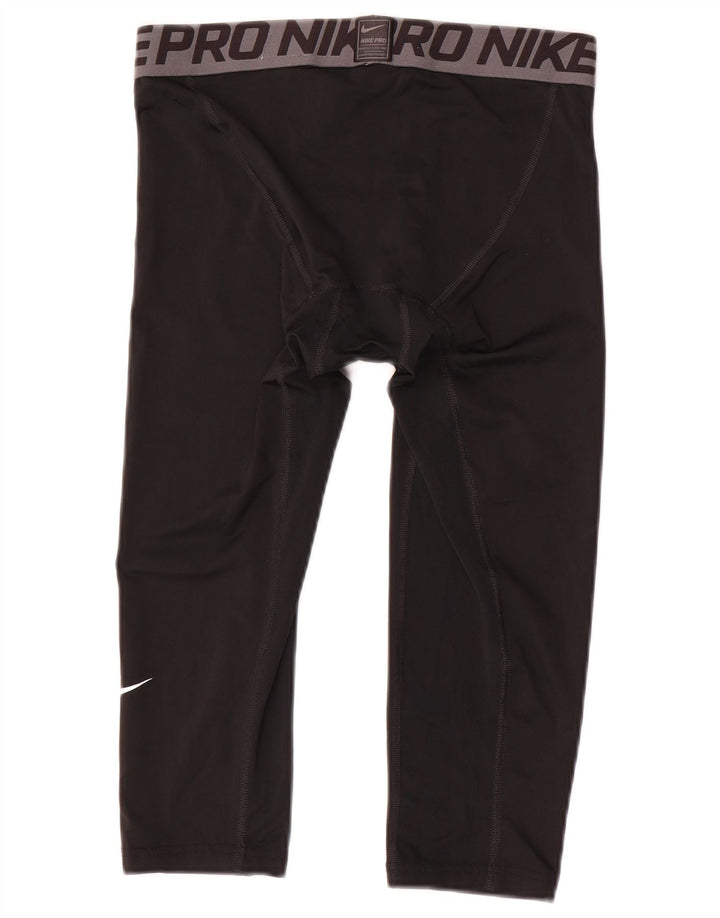 Leggings Capri da uomo con grafica a compressione Nike Medium neri