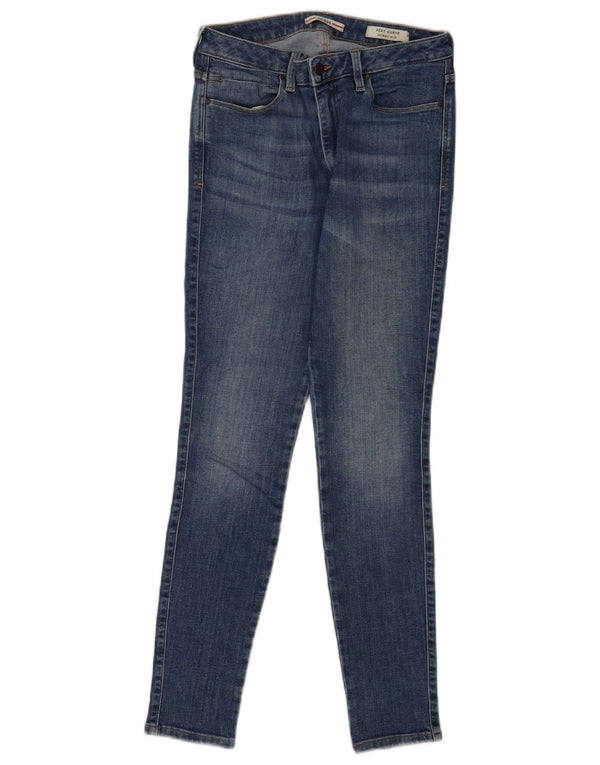 Jeans skinny Guess Curve a vita media da donna W30 L29 cotone blu