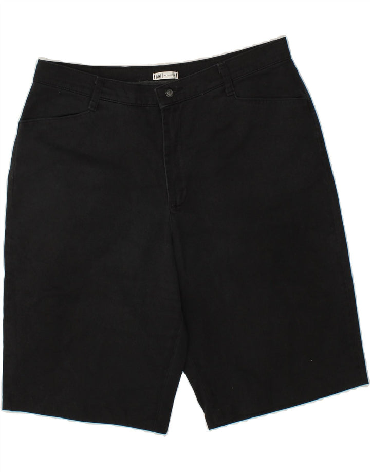 LEE Womens Casual Shorts W36 XL Black Vintage Lee and Second-Hand Lee from Messina Hembry 
