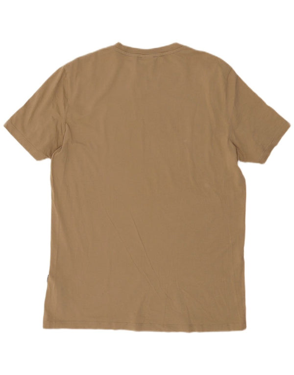 T-shirt grafica da uomo G-Star Top grande in cotone beige