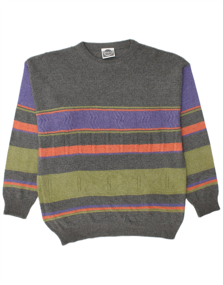 Maglione Uomo Girocollo LINEA IT 48 Righe Medie Multicolori