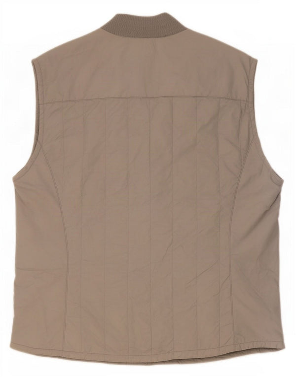 North Sails Mens Padded Gilet UK 42 XL Beige Polyamide