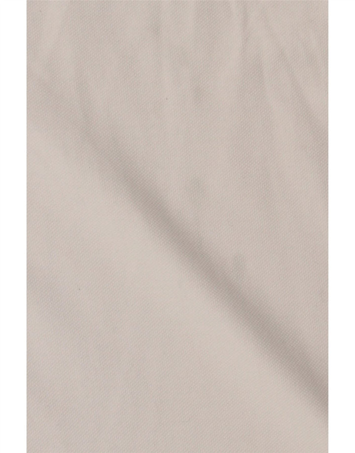 TOMMY HILFIGER Polo da uomo vestibilità regolare grande cotone bianco