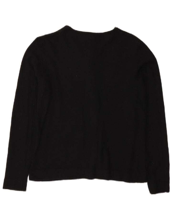Maglione cardigan da donna M&Co UK 12 nylon nero medio