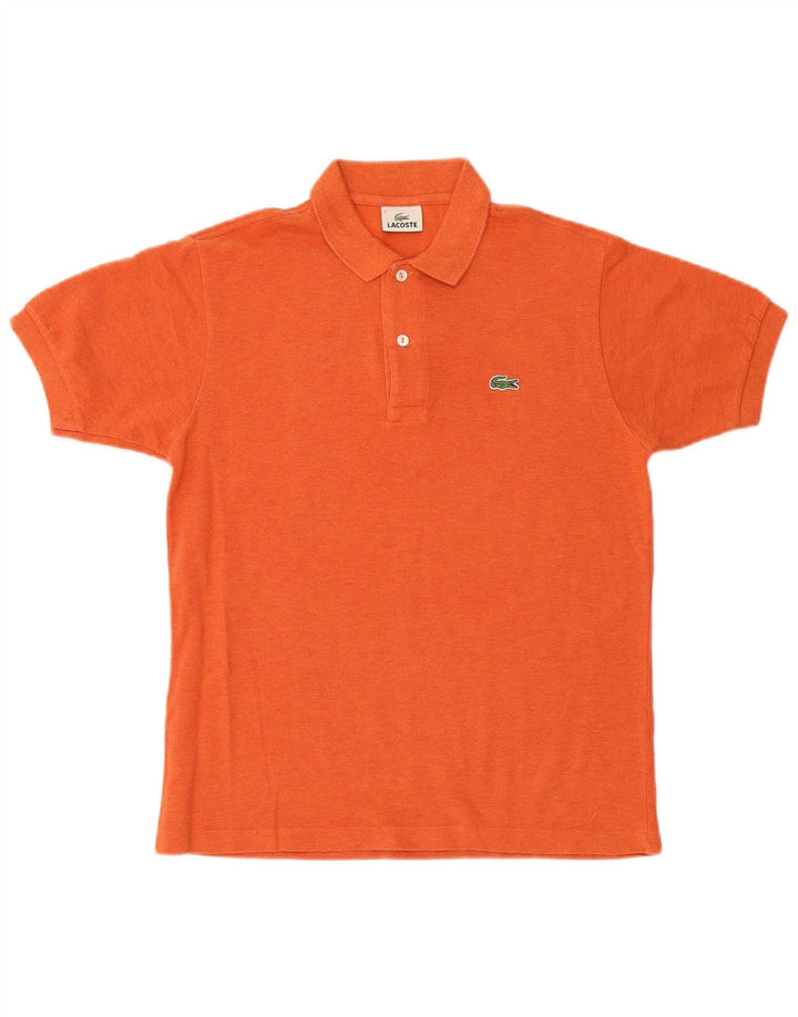 Polo da uomo Lacoste taglia 3 piccola in cotone arancione