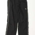 PUMA Womens Tracksuit Trousers UK 14 Large Black Polyester Vintage Puma and Second-Hand Puma from Messina Hembry 