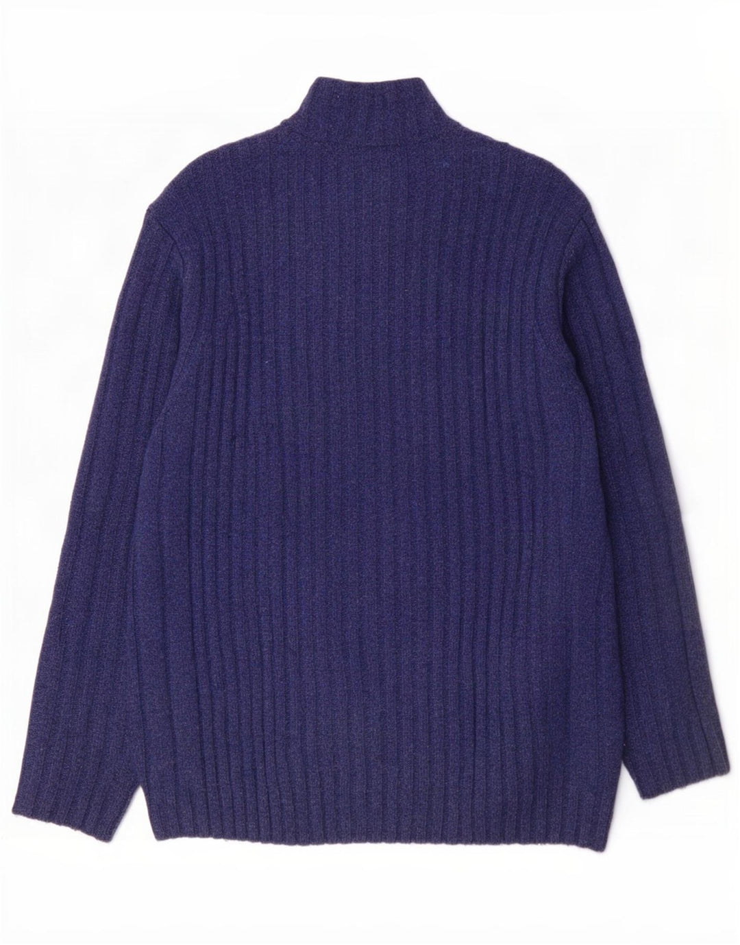 Maglione cardigan grafico da uomo Harvey Miller in lana blu medio