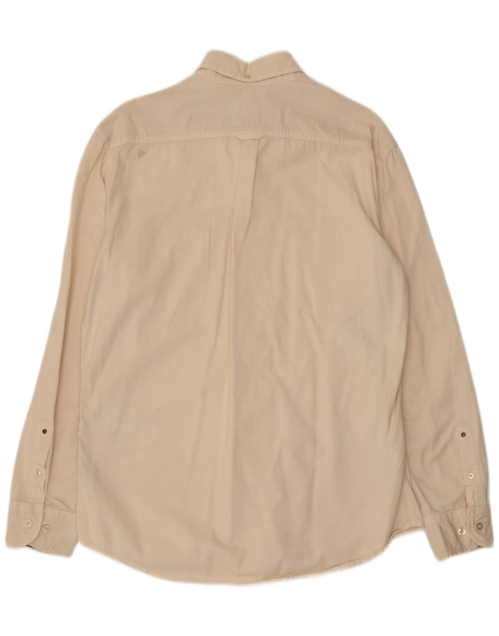 THINK PINK Camicia da uomo in cotone beige medio