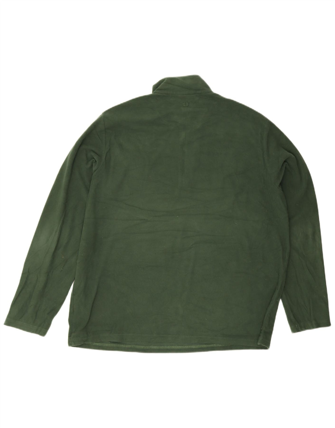 Maglione in pile da uomo con collo con zip Mountain Warehouse 2XL Poliestere verde
