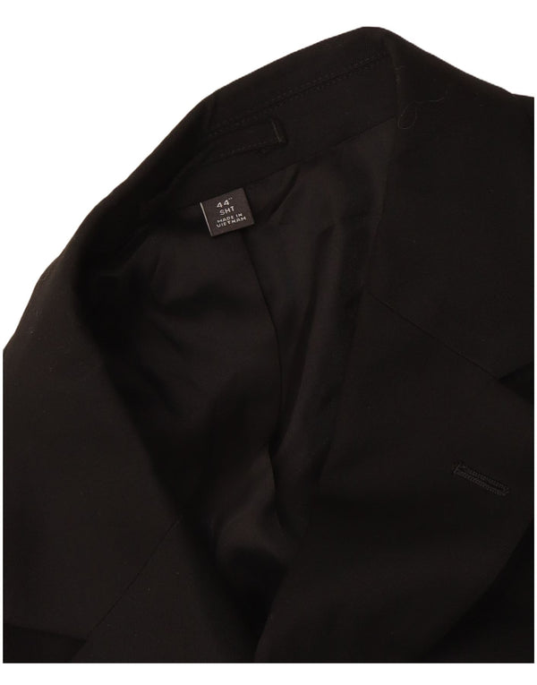 Giacca blazer a 2 bottoni da uomo Marks & Spencer UK 44 XL nera