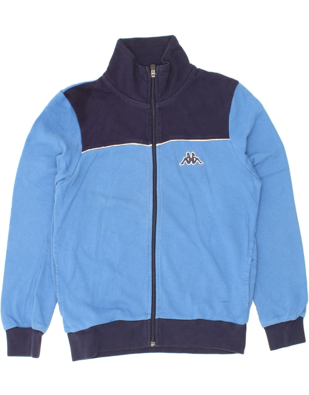 KAPPA Boys Tracksuit Top Jacket 13-14 Years Blue Cotton Vintage Kappa and Second-Hand Kappa from Messina Hembry 