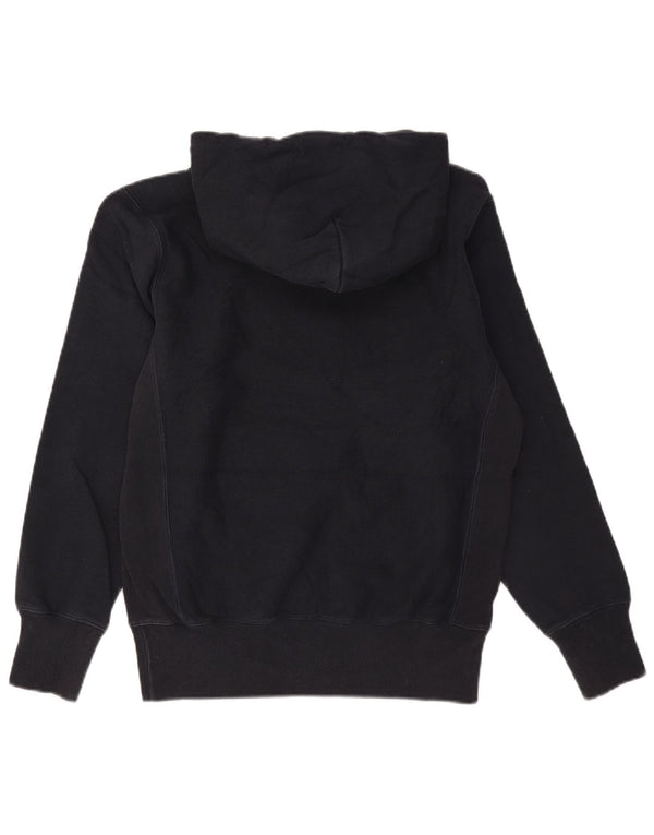 Felpa con cappuccio grafica da uomo Champion, grande, in cotone blu navy