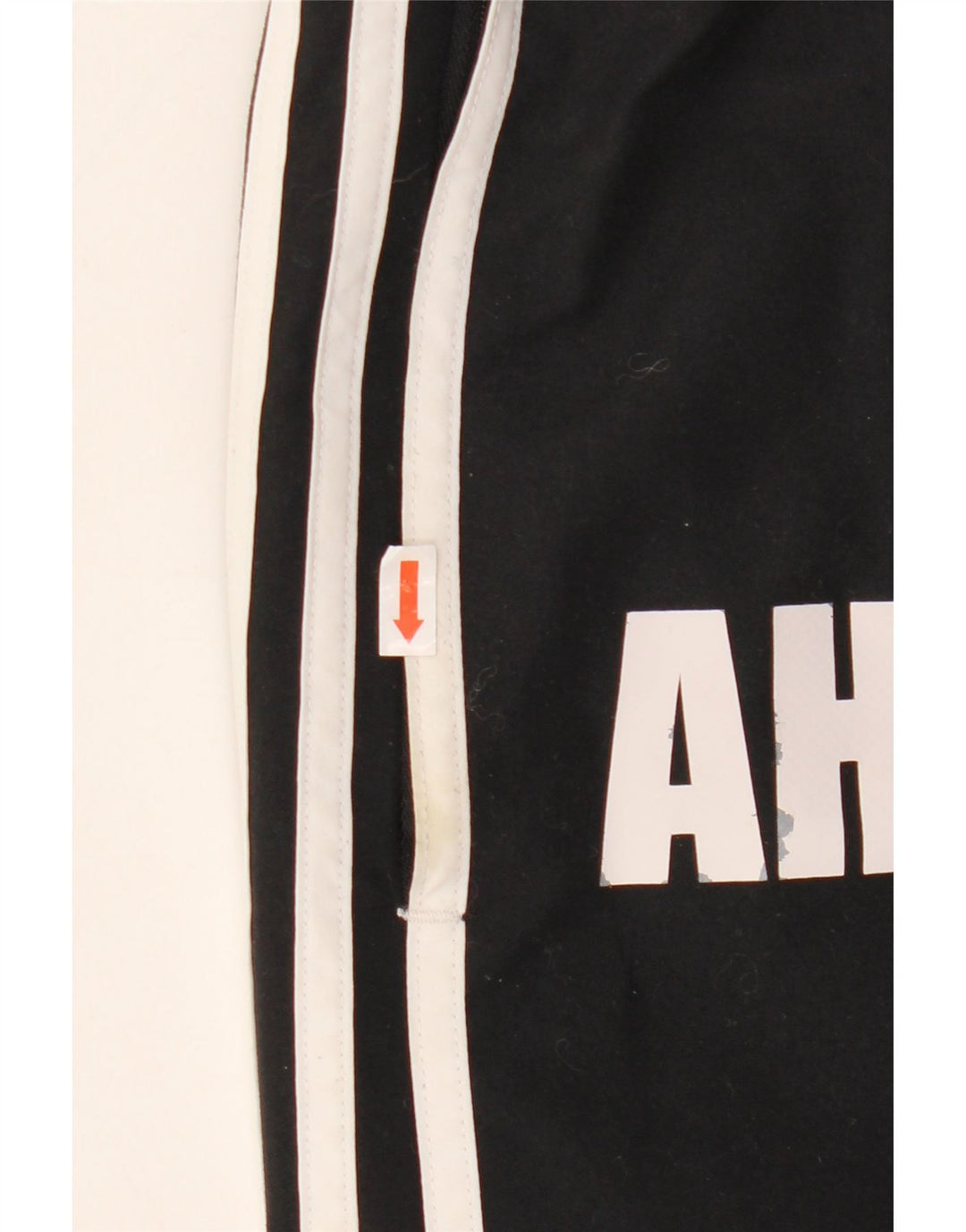 Pantaloni da tuta da uomo ADIDAS Joggers UK 42/44 Large Nero Poliestere