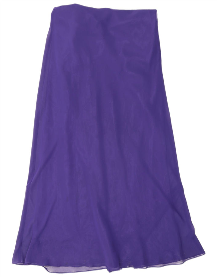 Abito lungo senza maniche da donna Debut UK 14 Poliestere viola medio